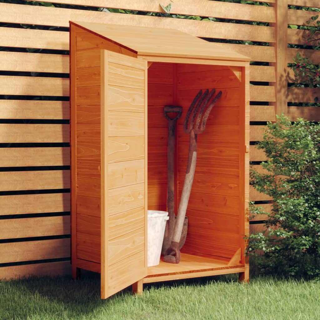 VidaXL Gartenhaus 55x52x112 cm Festkiefer Braun