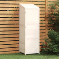 Vidaxl tuinschuur 55x52x174,5 cm massief vurenhout wit