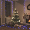 VidaXL Lichterkette mit 600 LEDs, blau, 60 m, PVC