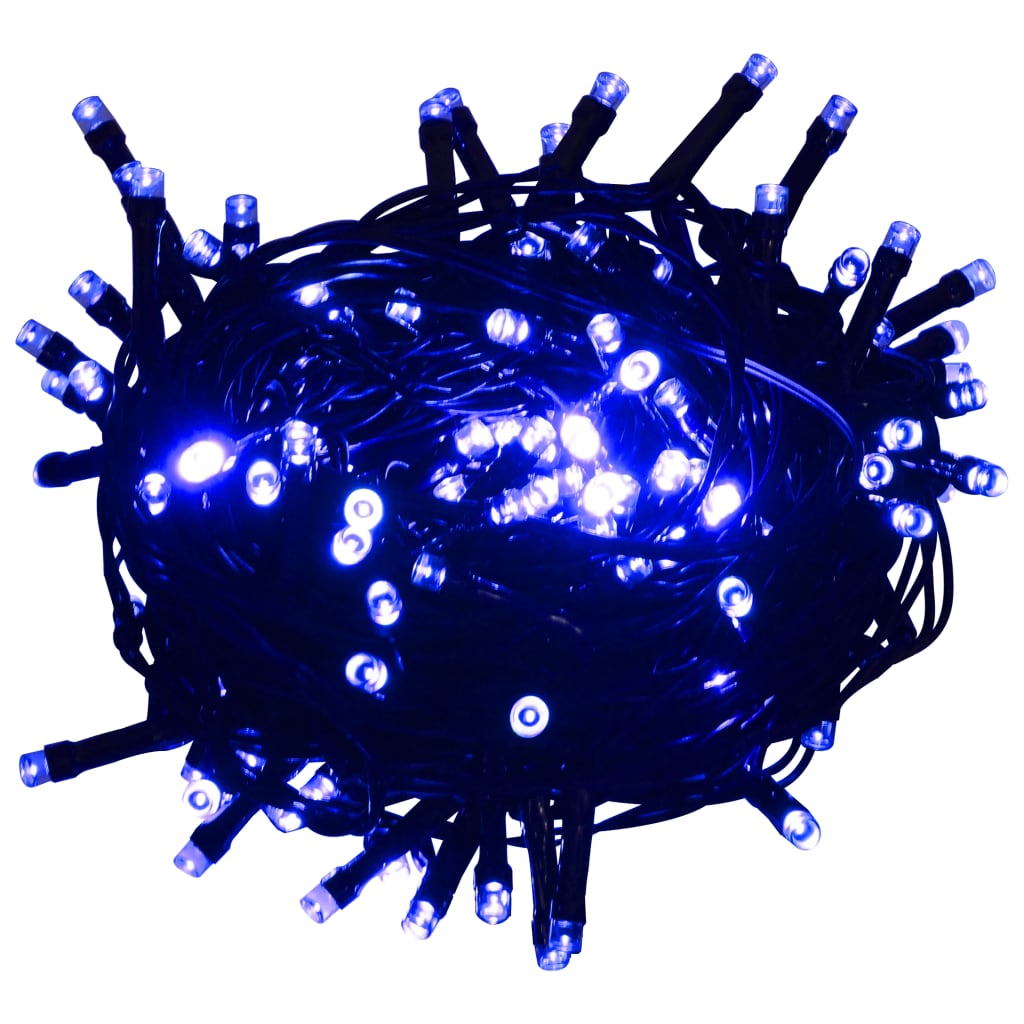 VidaXL Lichterkette mit 1000 LEDs, blau, 100 m, PVC