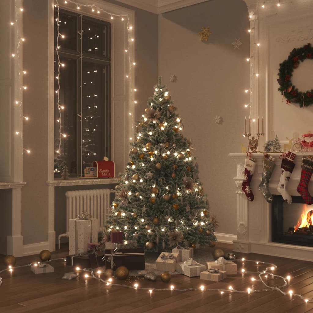 VidaXL Lichterkette mit 400 LEDs, 40 m, PVC, warmweiß
