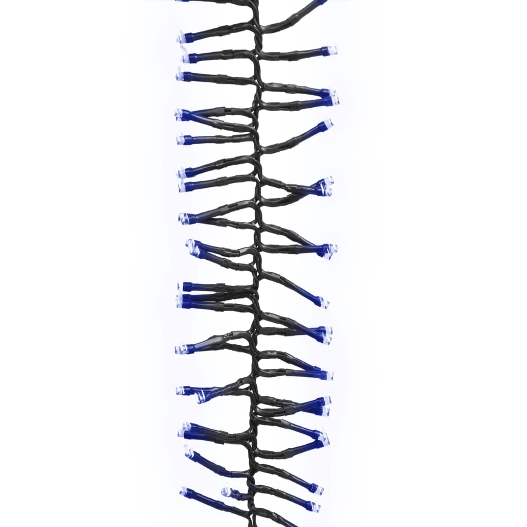 VidaXL Lichterkette mit 1000 LEDs, blau, 11 m, PVC