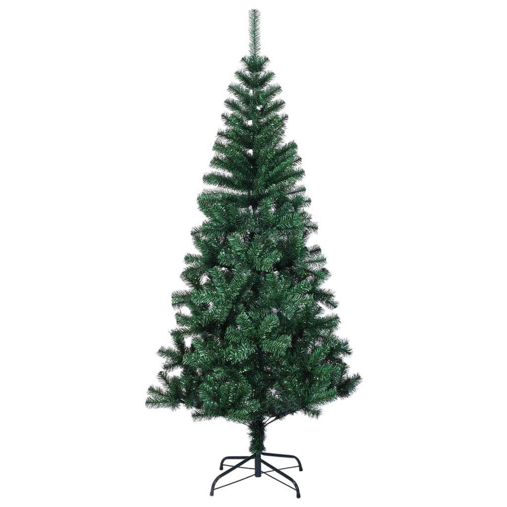 VidaXL Künstlicher Weihnachtsbaum mit bemalten Enden, 240 cm, PVC, Grün