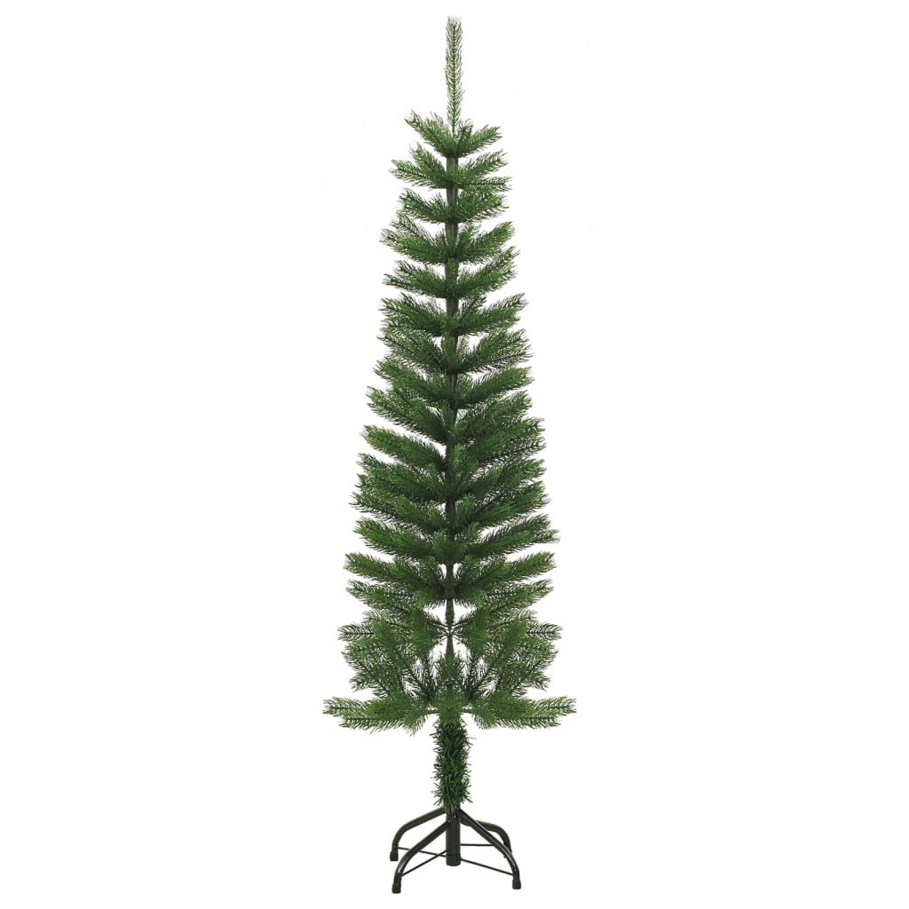 VidaXL Künstlicher Weihnachtsbaum mit Ständer, schmal, 150 cm, pro