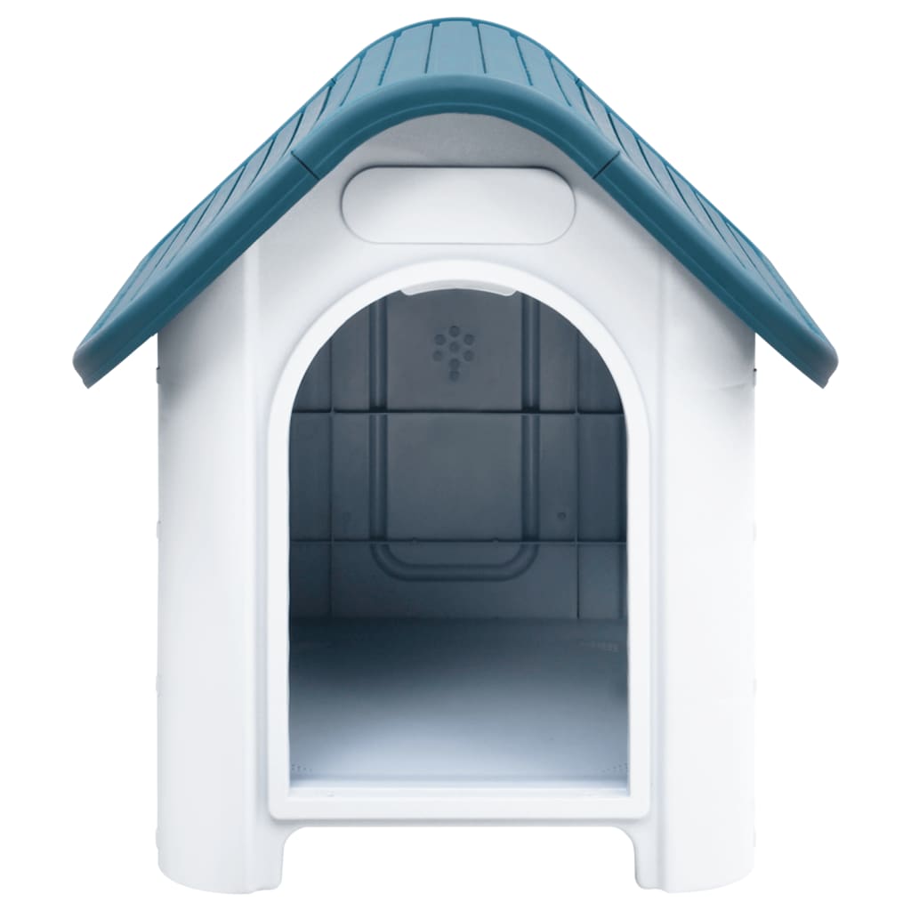 VidaXL Hunde-Loft 59x75x66 cm Polypropylenblau