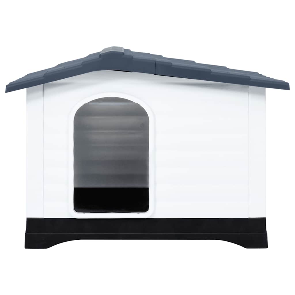 VidaXL Hundeloft 90,5x68x66 cm Polypropengrau
