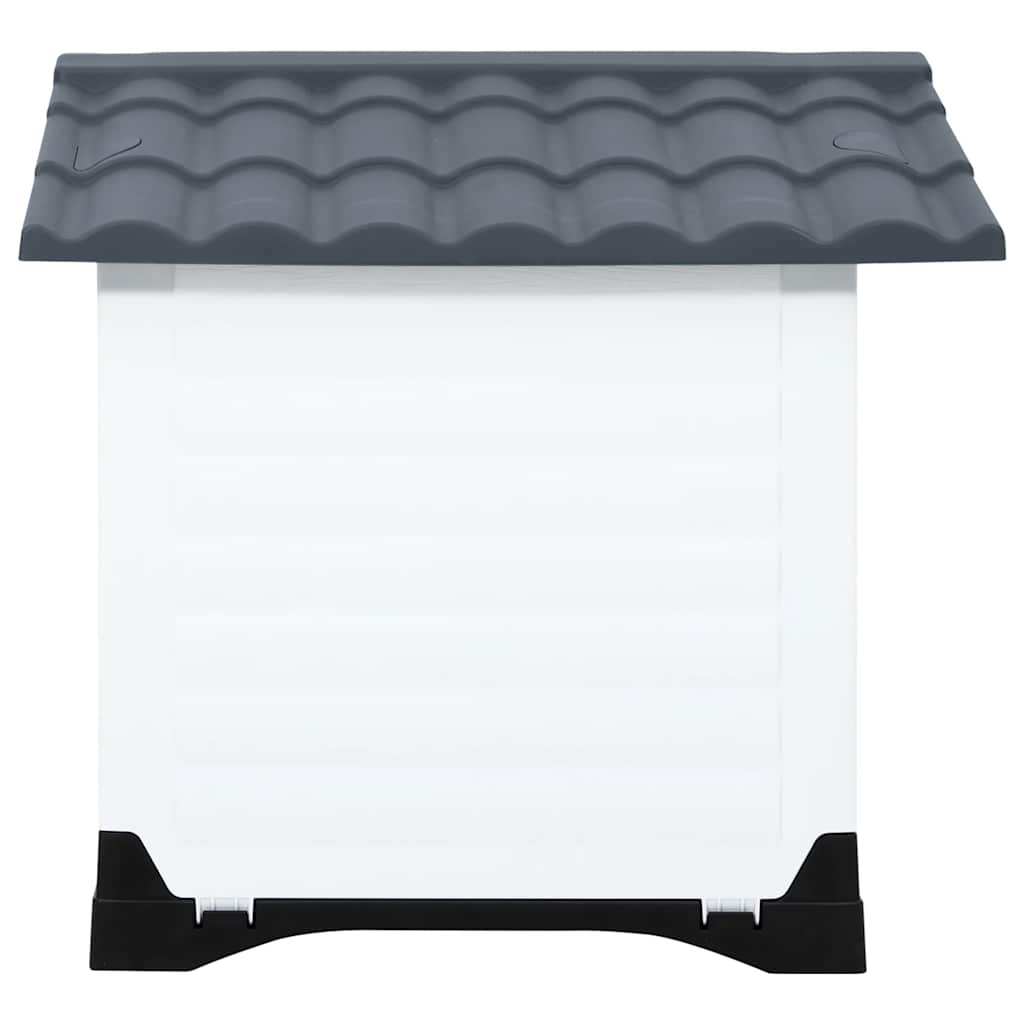 VidaXL Hundeloft 90,5x68x66 cm Polypropengrau