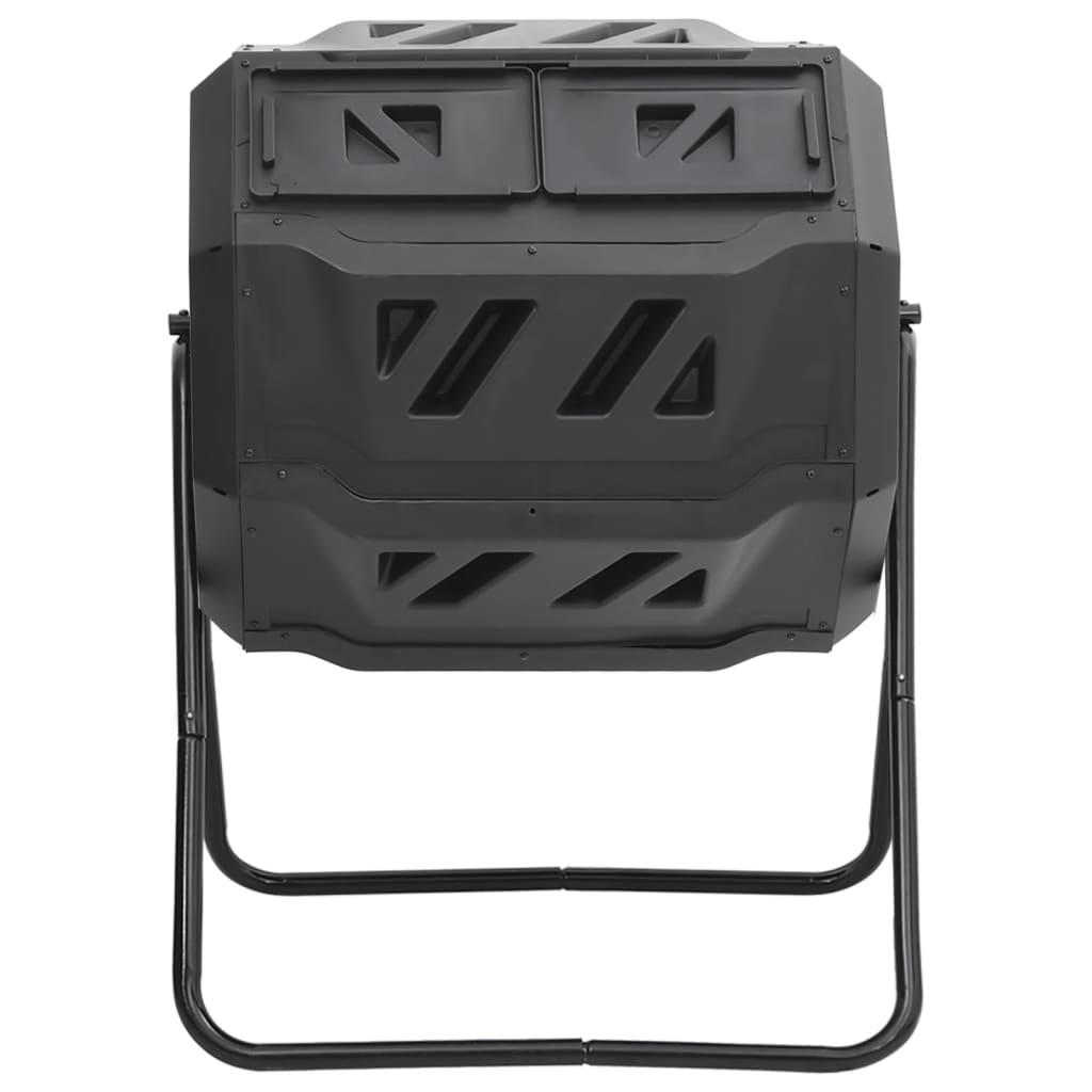 Vidaxxl -Kompost -Behälter 160 L 73x64x95 Schwarz