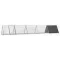 Vidaxl konijnenhok 504,5x80,5x71 cm gegalvaniseerd staal antraciet