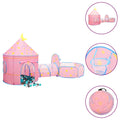 Vidaxl kinderspeeltent met 250 ballen 301x120x128 cm roze