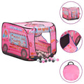 Vidaxl kinderspeeltent met 250 ballen 70x112x70 cm roze