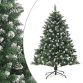 Vidaxl kunstkerstboom met standaard 120 cm pvc