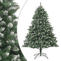 Vidaxl kunstkerstboom met standaard 210 cm pvc
