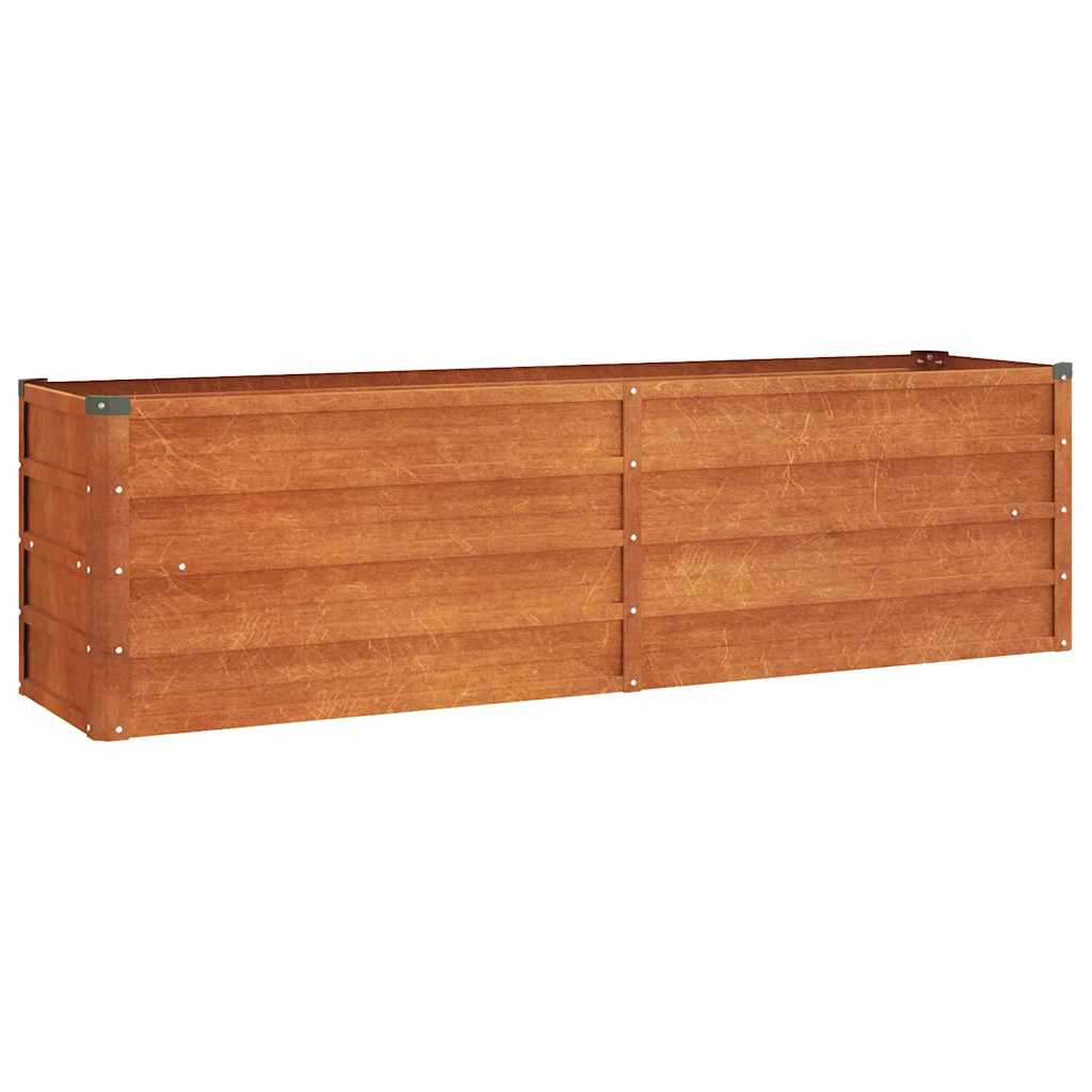 VIDAXL -Planzer erhöht 160 x 40 x 45 cm Cortenstahl Rusty