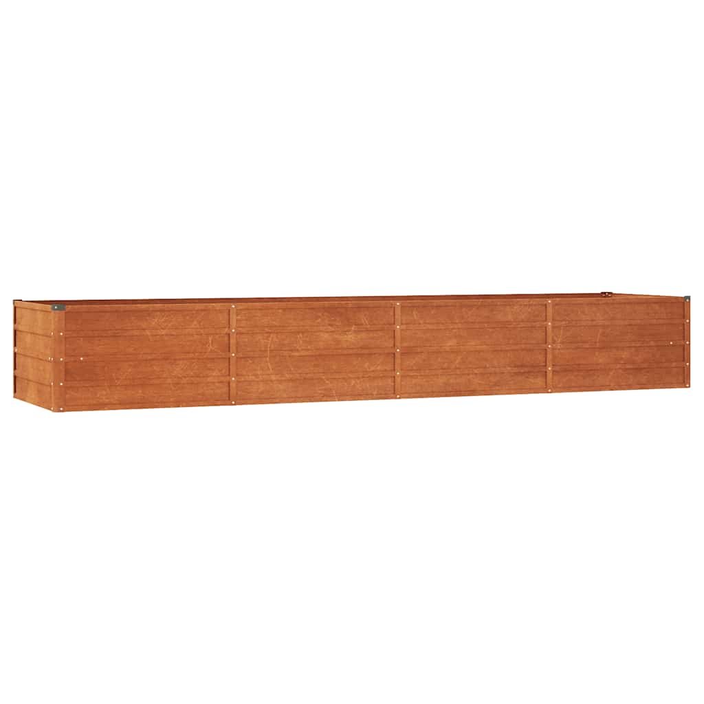 VIDAXL -Planzer eingefügt 320x80x45 cm Cortenstahl rosty
