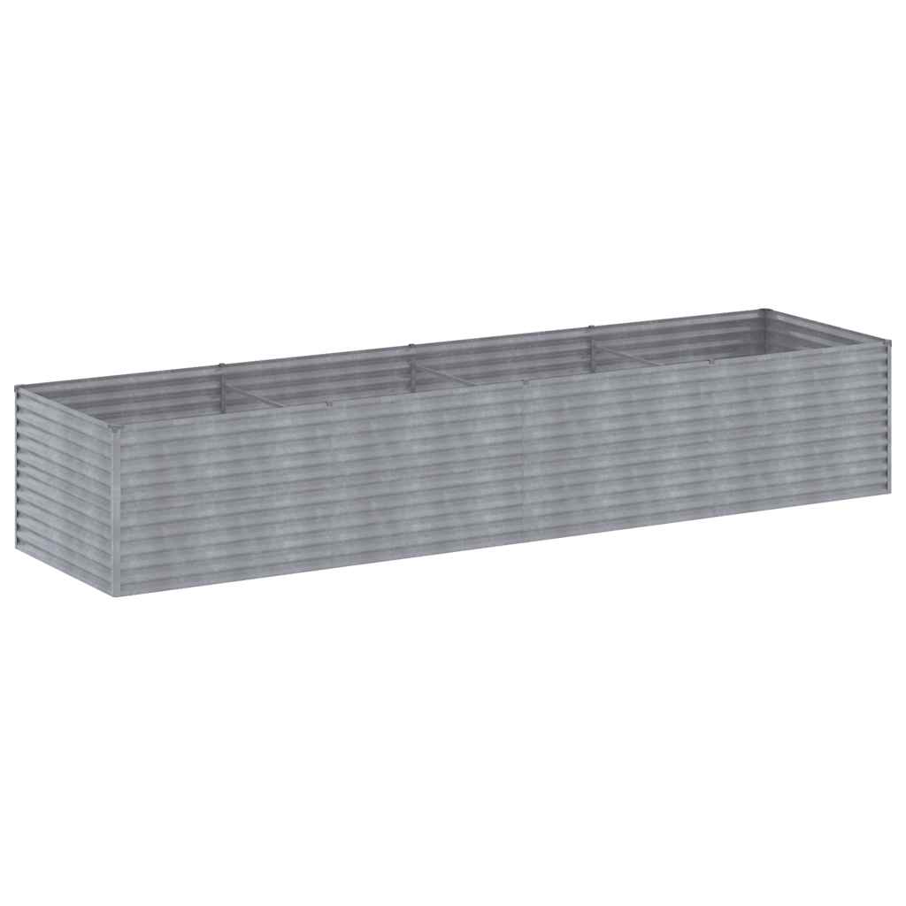 Vidaxl plantenbak verhoogd 386x100x69 cm cortenstaal
