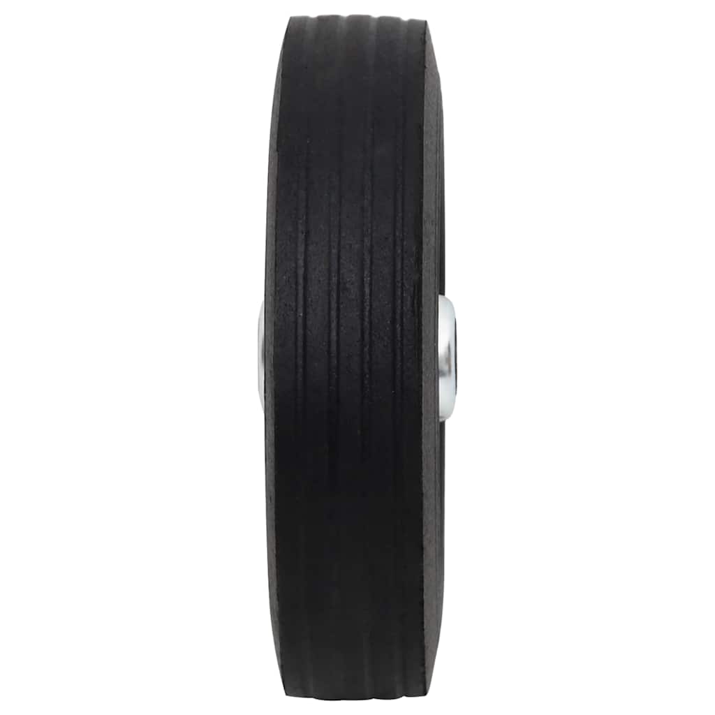 Vidaxl wiel voor stuurwiel ø20x5 cm massief rubber en staal