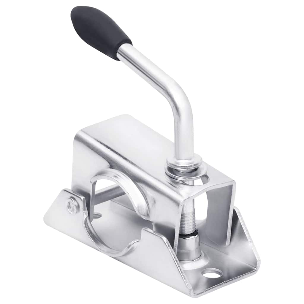 VidaXL Radklemmen, 2 Stück, 13,5 x 6,5 x 14 cm, verzinkter Stahl