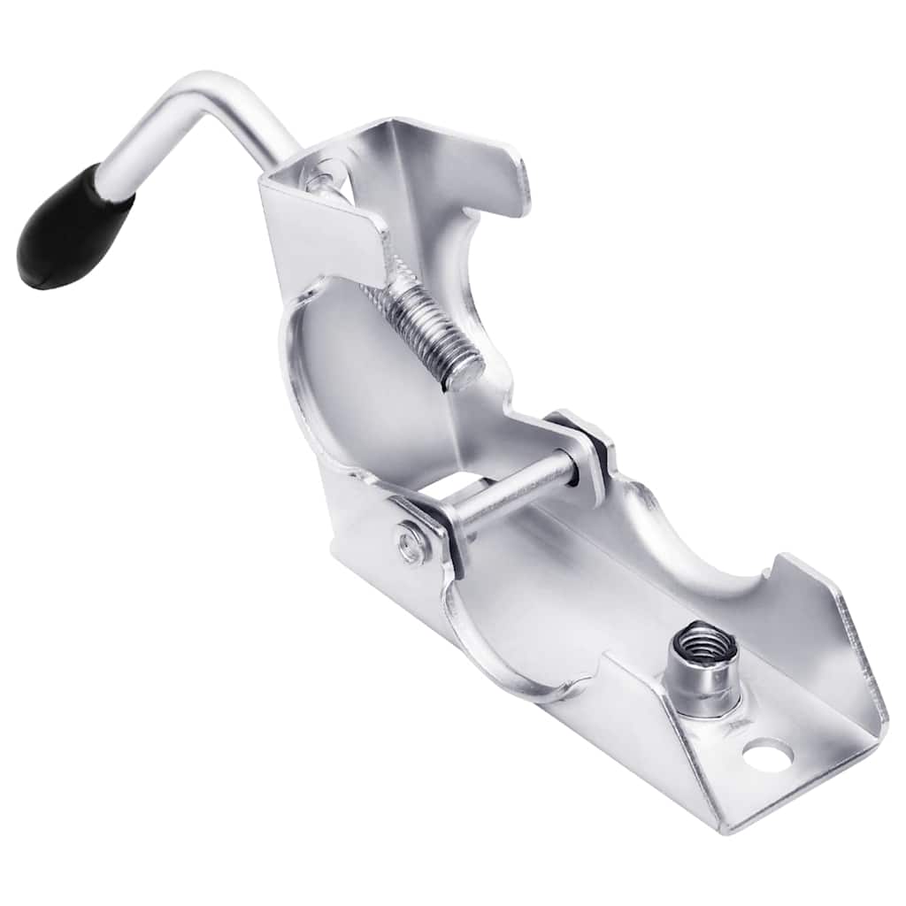 VidaXL Radklemmen, 2 Stück, 13,5 x 6,5 x 14 cm, verzinkter Stahl