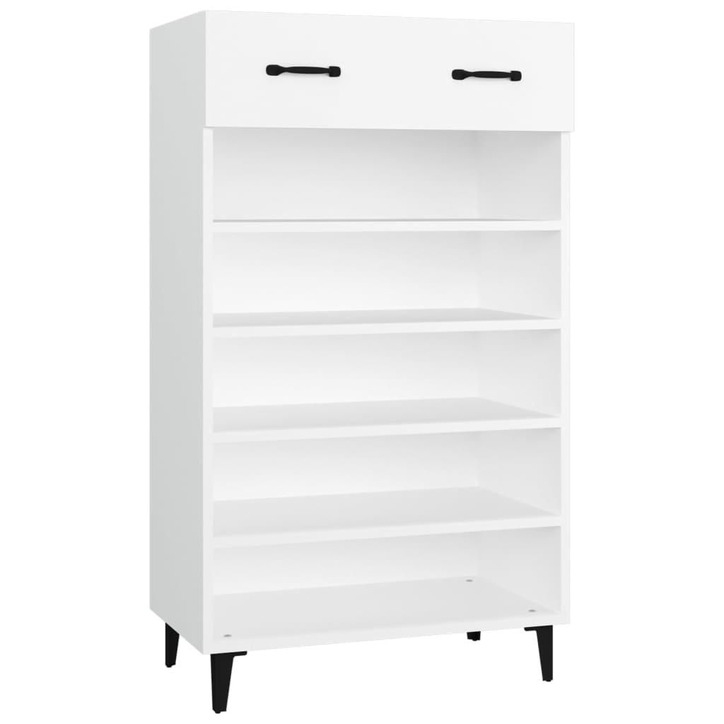 VIDAXL -Schuhschrank 60x35x105 cm ordentliches Holz weiß