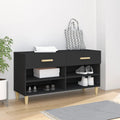Vidaxx Schuhschrank 102x35x55 cm eigentiertes Holzschwarz