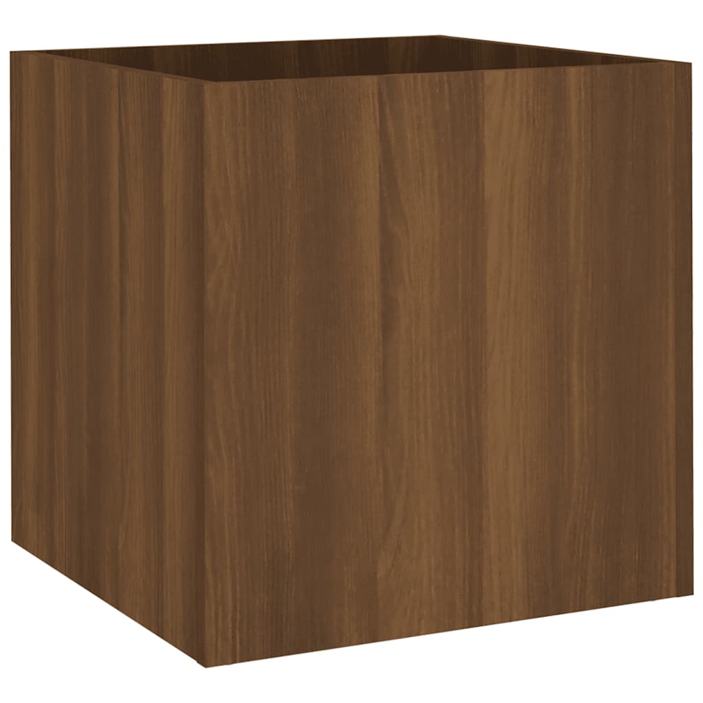 VidaXL -Pflanzer Big 40x40x40 cm verarbeitetes Holz Browniken