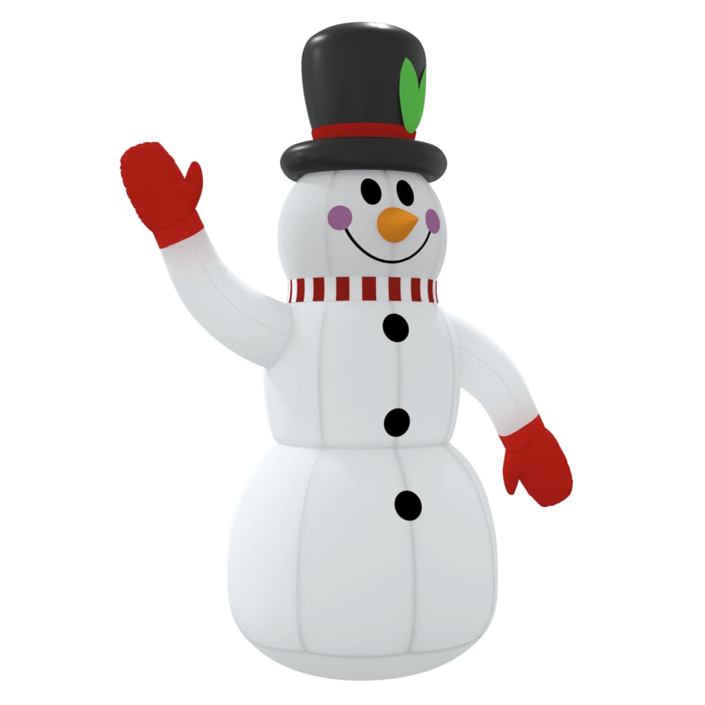 VidaXL aufblasbarer Schneemann mit LED-Beleuchtung, 300 cm