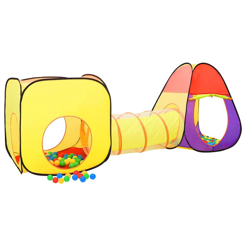 VidaXL Kinderspielzelt 255x80x100 cm Mehrfarbig