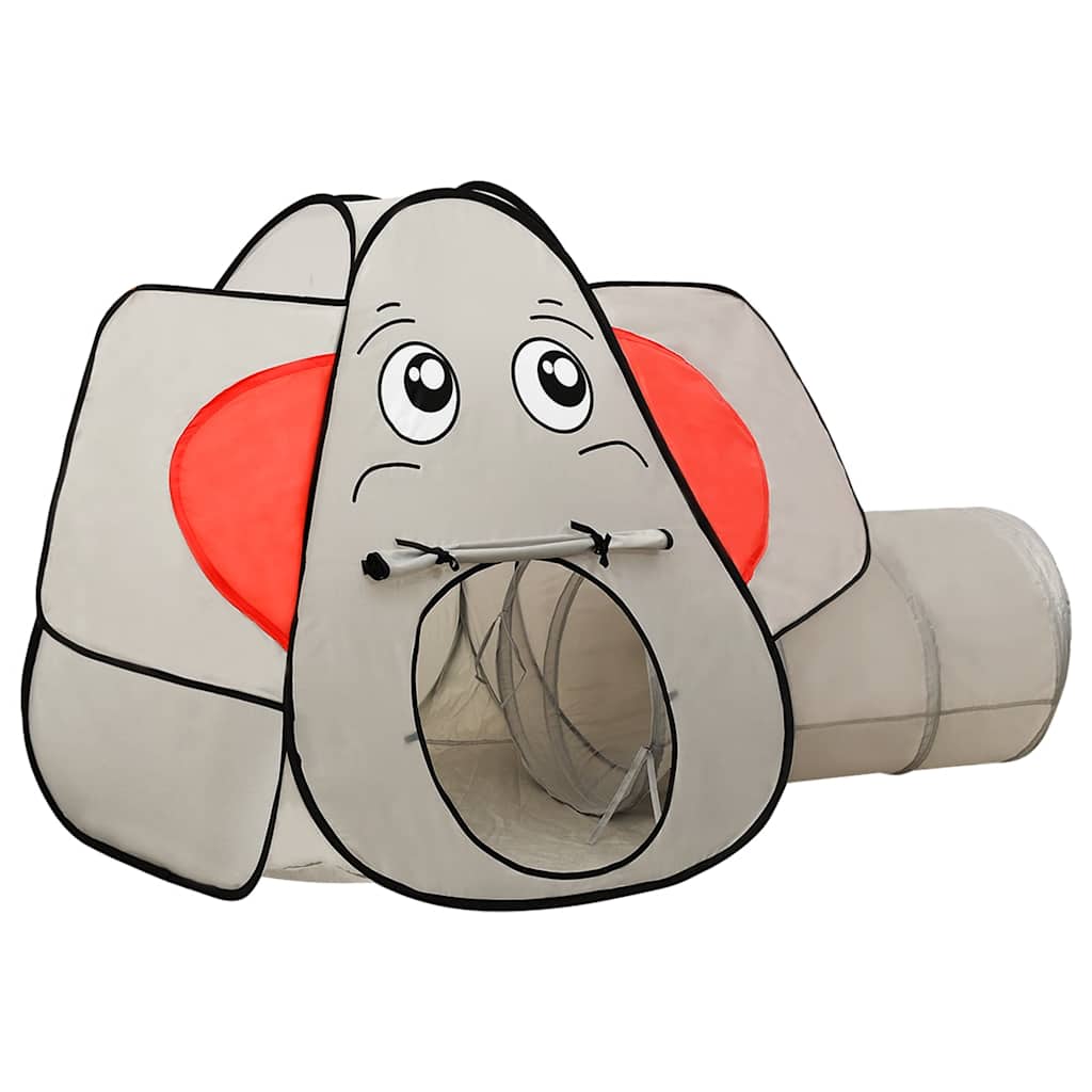 VidaXL Kinderspielzelt Elefant 174x86x101 cm Grau