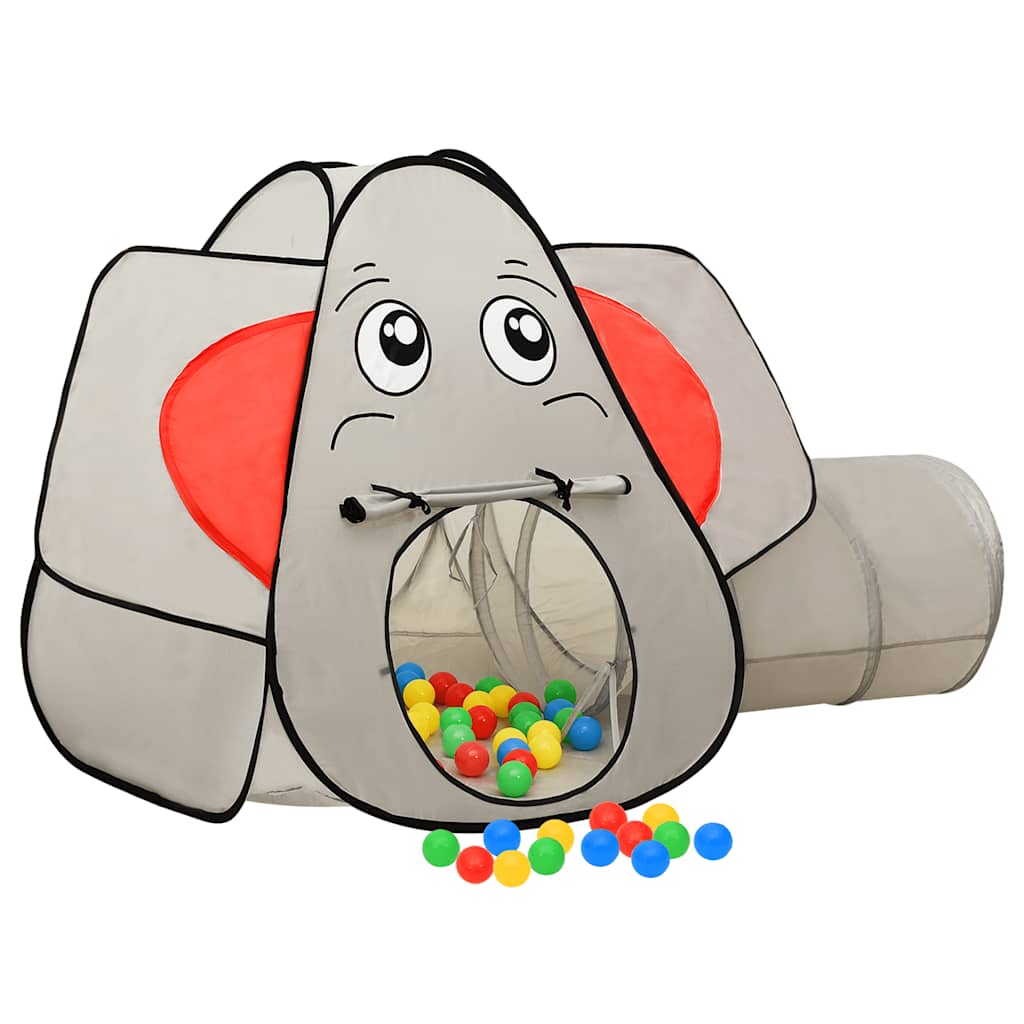 VidaXL Kinderspielzelt Elefant 174x86x101 cm Grau
