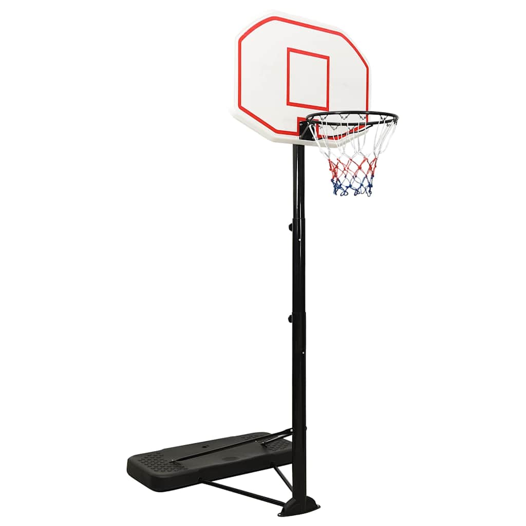 Vidaxxl-Basketballstandard 258-363 cm Polyethylen weiß