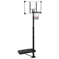Vidaxxl-Basketballstandard 256-361 cm Polycarbonat transparent