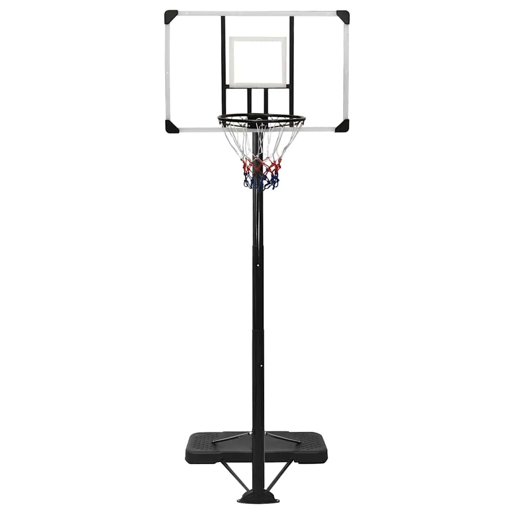 Vidaxxl-Basketballstandard 256-361 cm Polycarbonat transparent