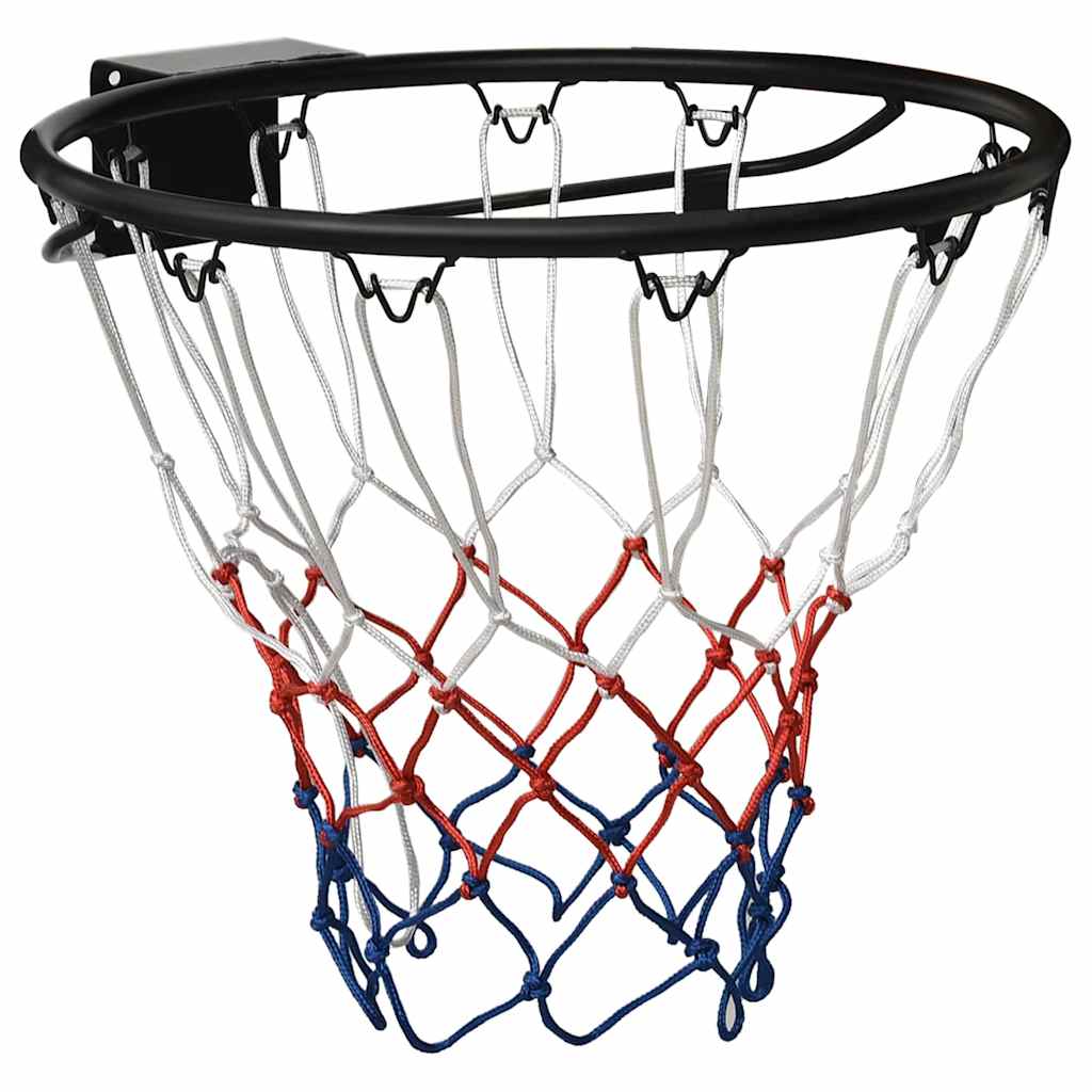 VidaXL Basketballkorb 45 cm Stahl Schwarz