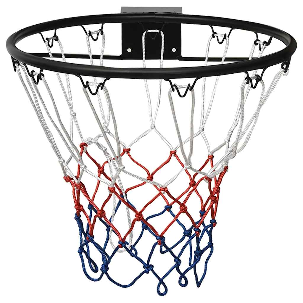 VidaXL Basketballkorb 45 cm Stahl Schwarz