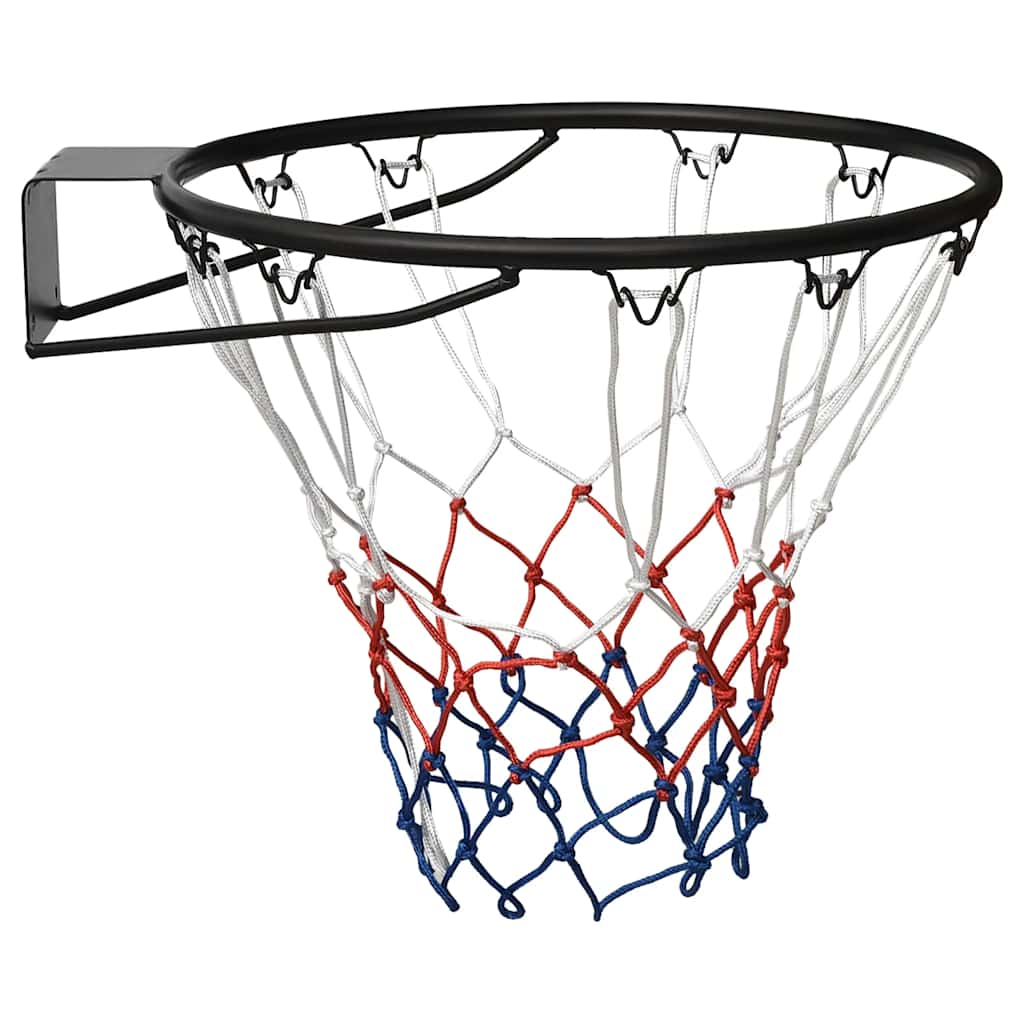 VidaXL Basketballkorb 45 cm Stahl Schwarz