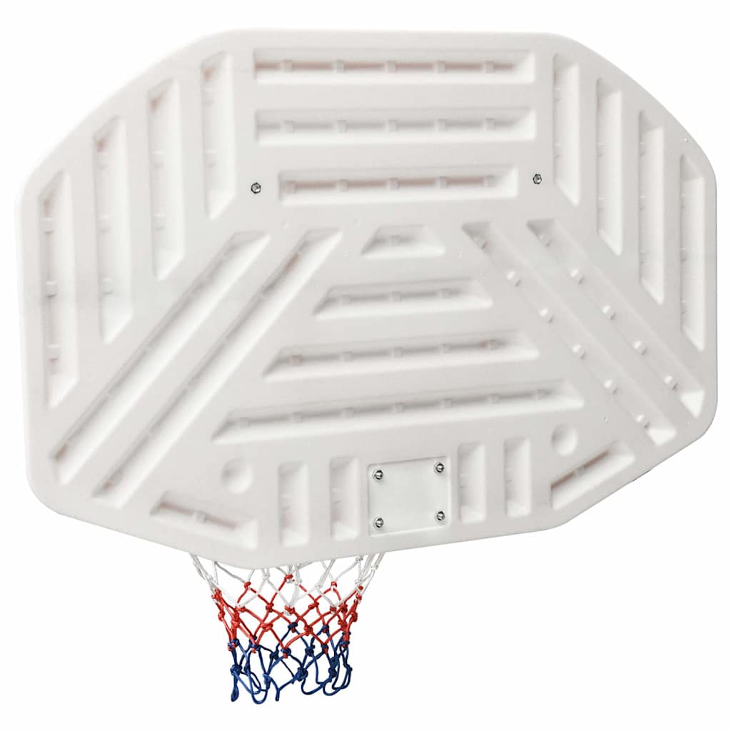 VidaXL Basketballbrett 109x71x3 cm Polyethylen weiß