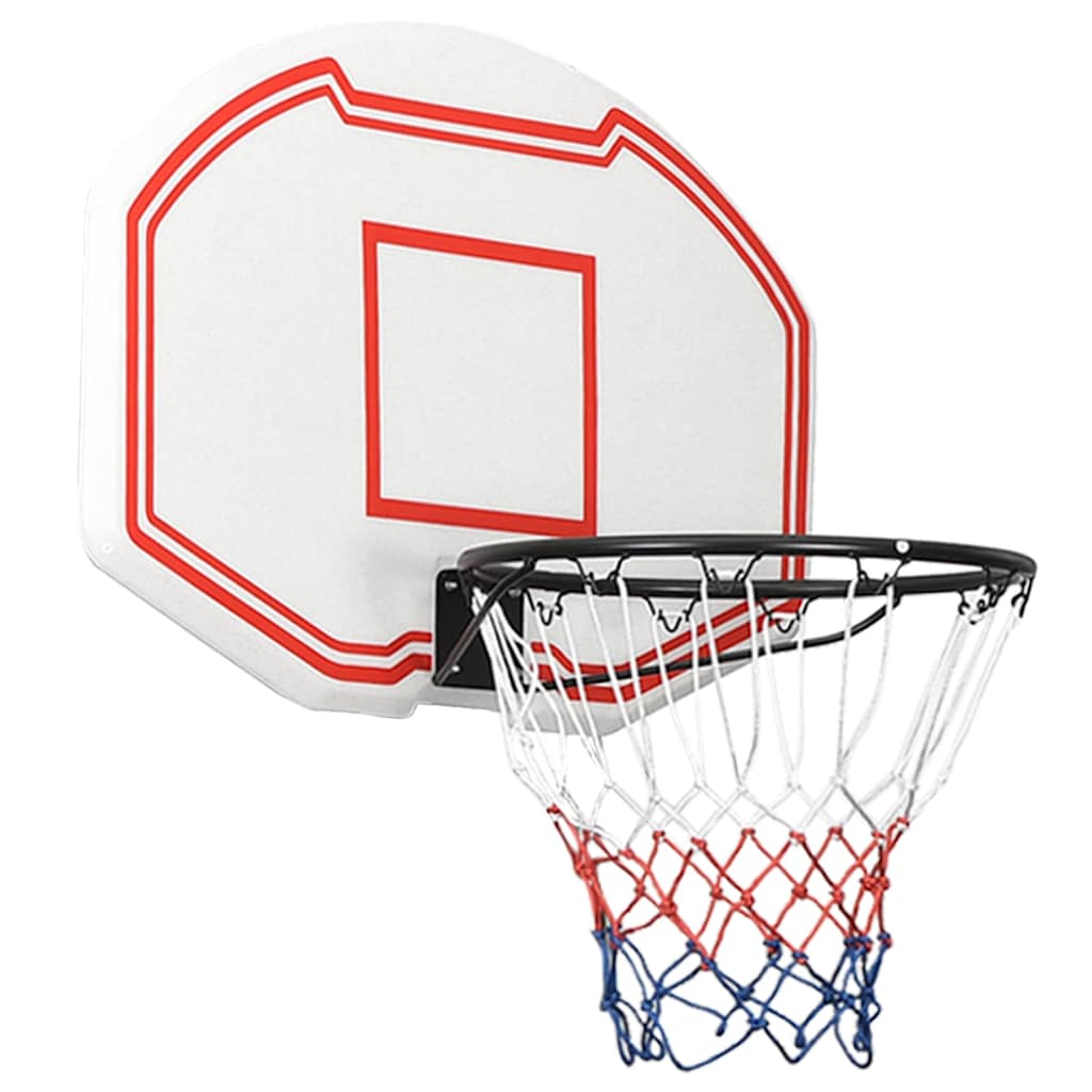VIDAXL - Basketballbrett 90x60x2 cm Polyethylen weiß