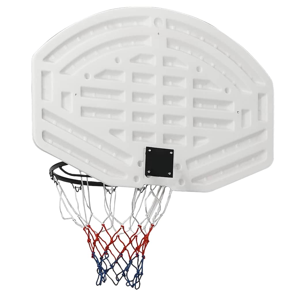 VIDAXL - Basketballbrett 90x60x2 cm Polyethylen weiß