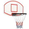 VidaXL Basketballbrett 71x45x2 cm Polyethylen weiß