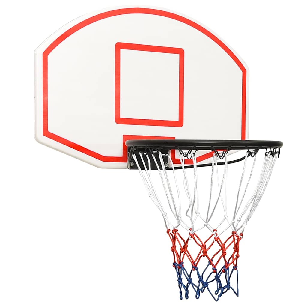 VidaXL Basketballbrett 71x45x2 cm Polyethylen weiß