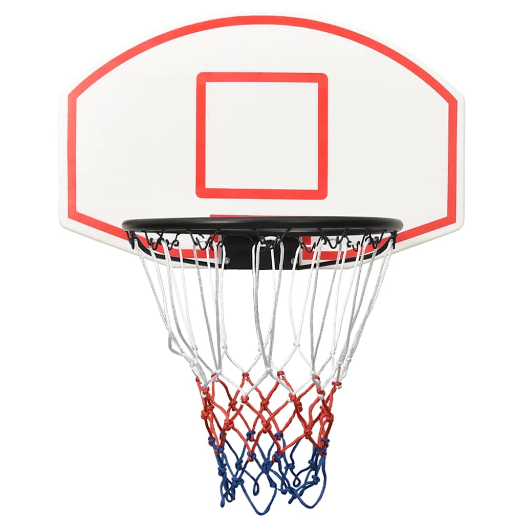 VidaXL Basketballbrett 71x45x2 cm Polyethylen weiß