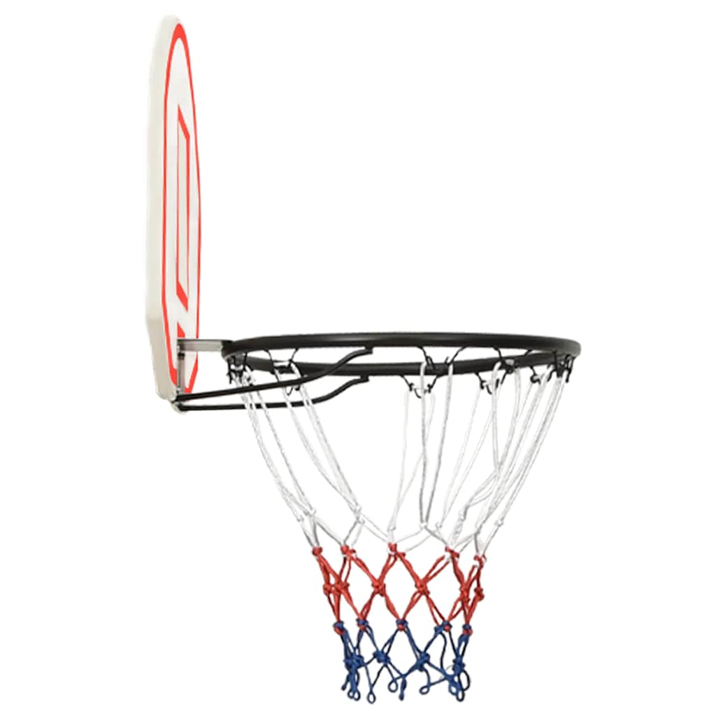 VidaXL Basketballbrett 71x45x2 cm Polyethylen weiß