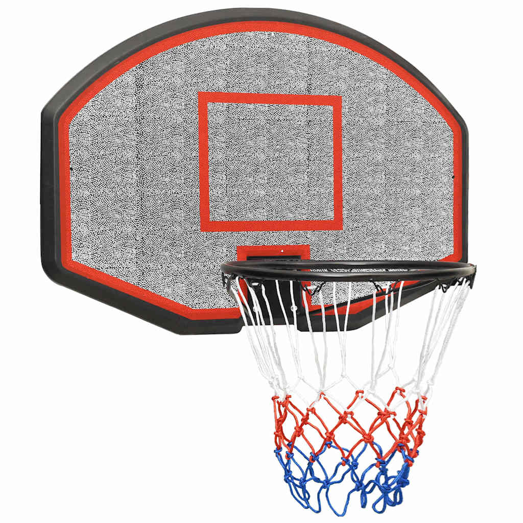 VidaXL Basketball-Backboard 71x45x2 cm Polyethylen Schwarz