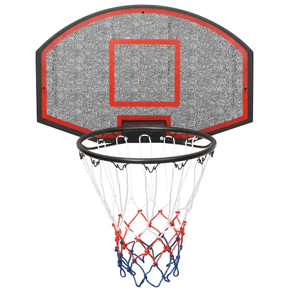 VidaXL Basketball-Backboard 71x45x2 cm Polyethylen Schwarz