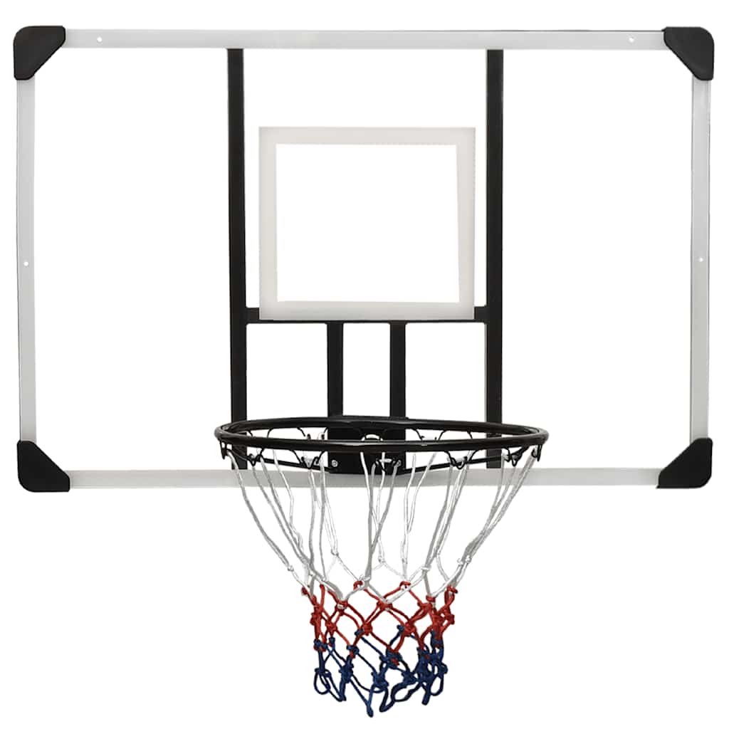 VIDAXL - Basketballbrett 106x69x3 cm Polycarbonat transparent