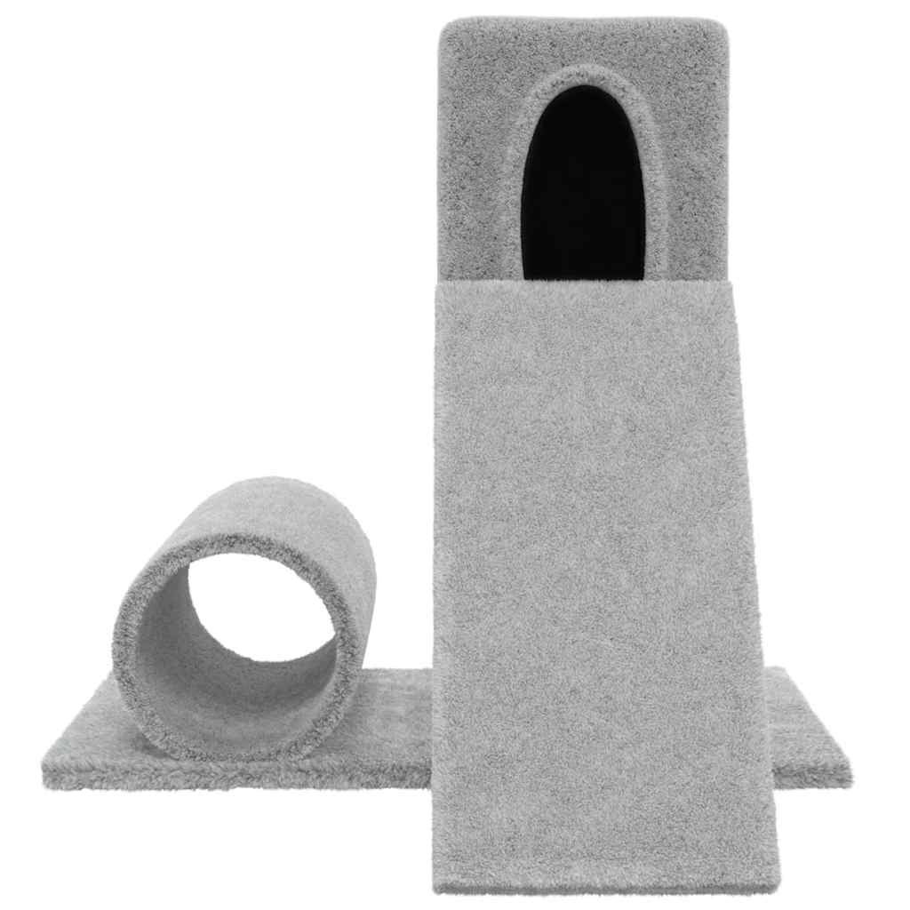 VidaXL Katzenmöbel mit Sisal-Kratzbäumen, 59 cm, Hellgrau