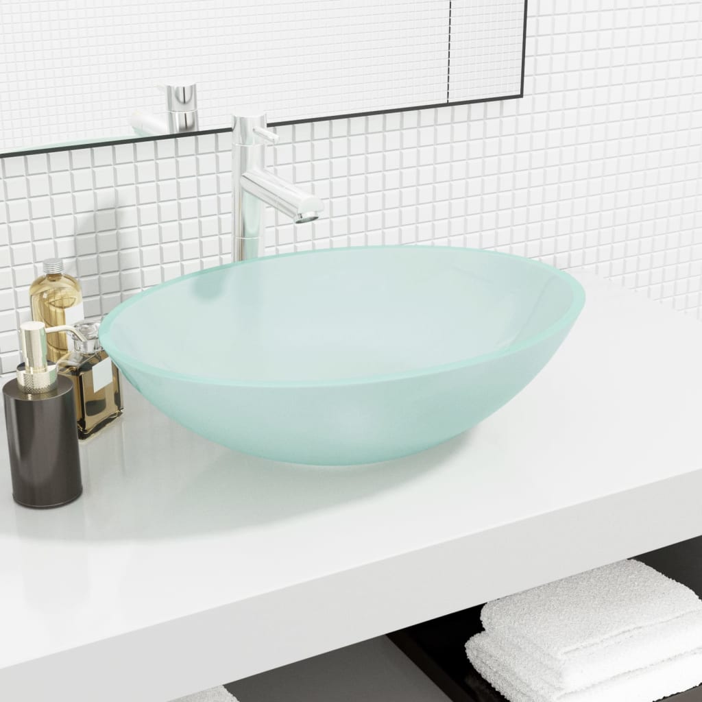 VIDAXL WASHBAIN 50X37X14 CM GLÄNZEND MATT