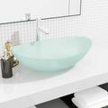 VIDAXL WASCHBECKEN 54,5x35x15,5 cm gehärtetes Glas matt
