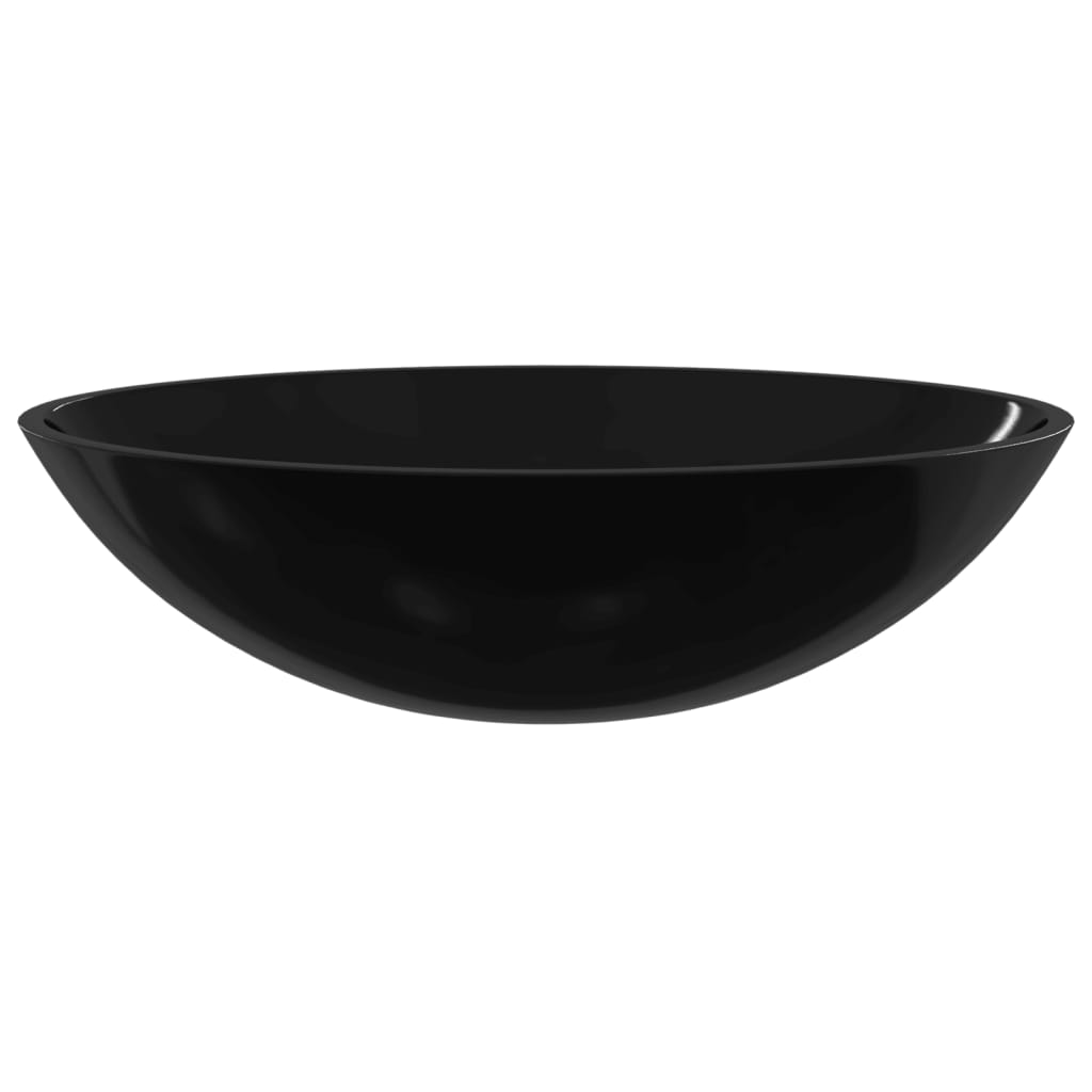 VidaXL Waschbierglas 50x37x14 cm schwarz
